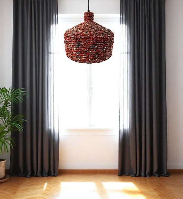 Suspension NEWSPAPER Fimo Ø31xH25cm