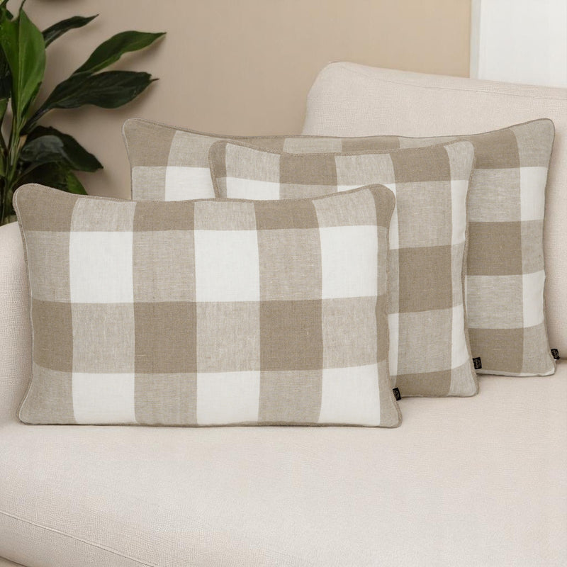 Housse de coussin PALMA NATUREL 45X45cm