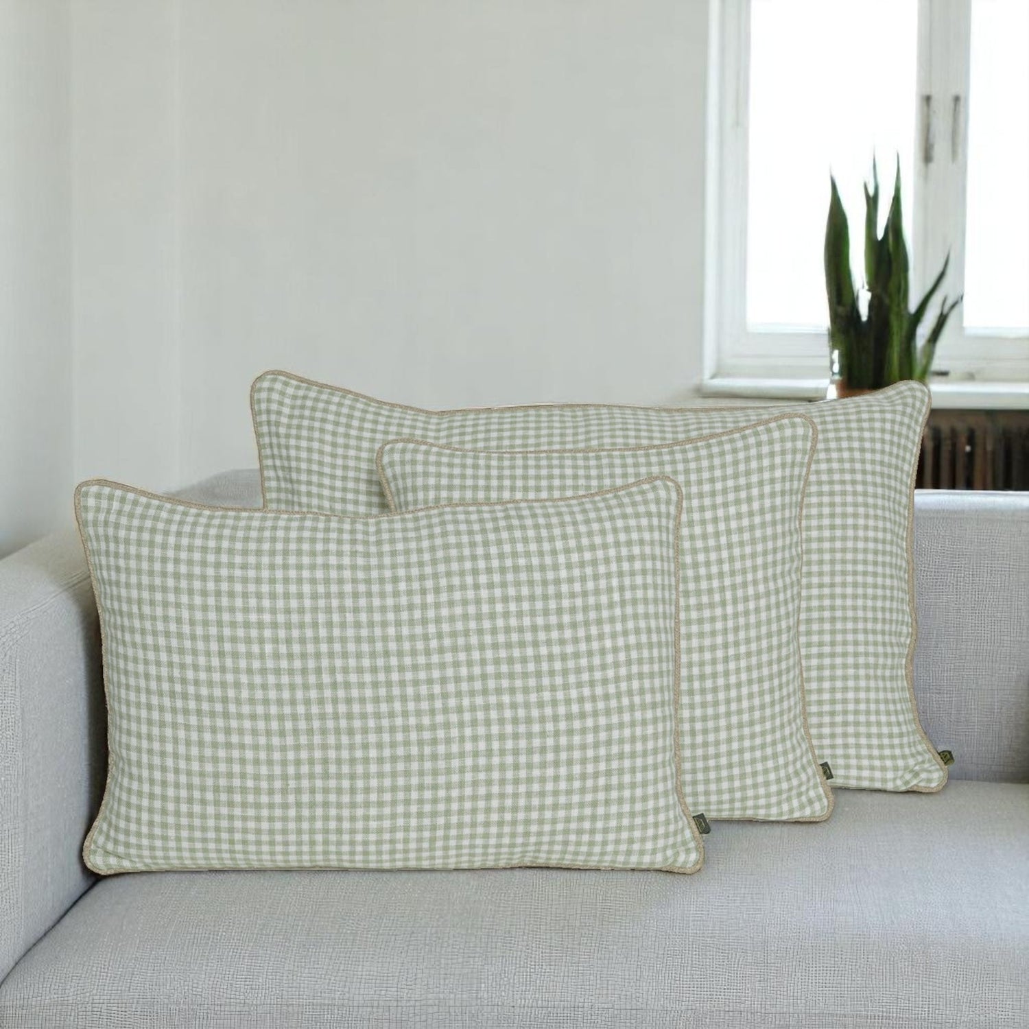 Housse de coussin PIANA AMANDE 40X60cm