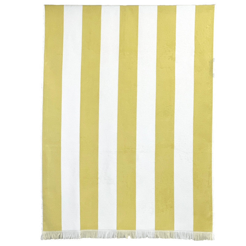 Drap de Plage PORTO Paille 90x170 cm
