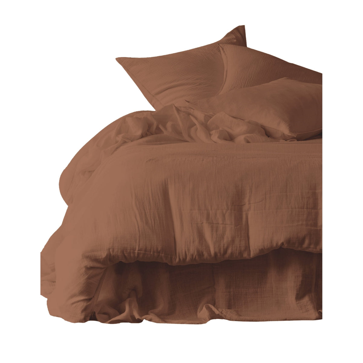 Taie d'oreiller MYKONOS MOCACCINO 80x80cm