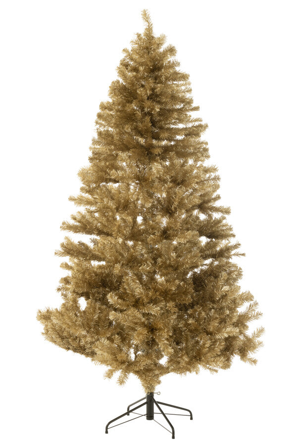 SAPIN DE NOËL PVC DORÉ L Ø127xH210 cm