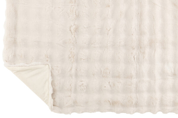 Plaid WAVE Blanc 180x130 cm
