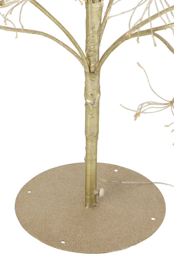 ARBRE 3000 LED MÉTAL DORÉ Ø55xH240 cm