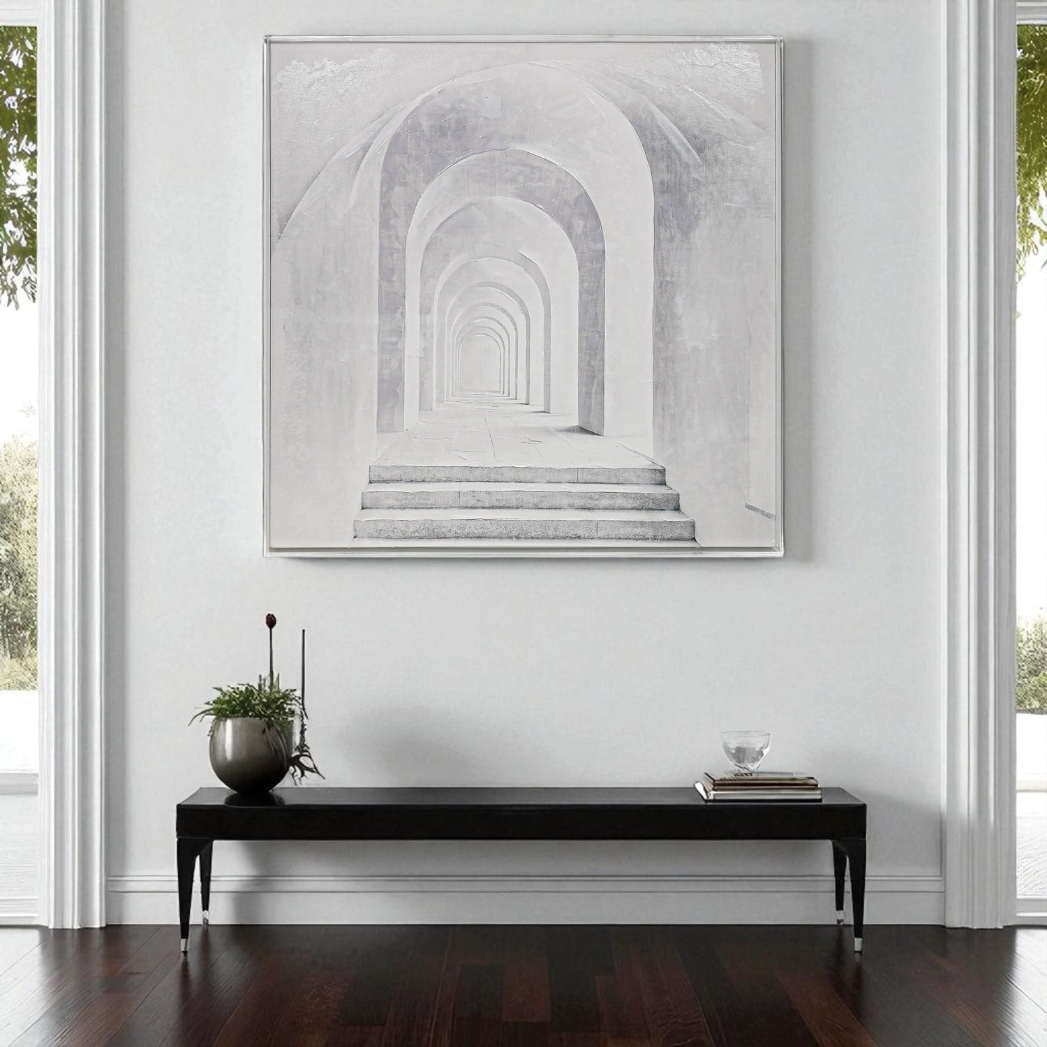 Tableau ENFILADE sur toile 85x85cm