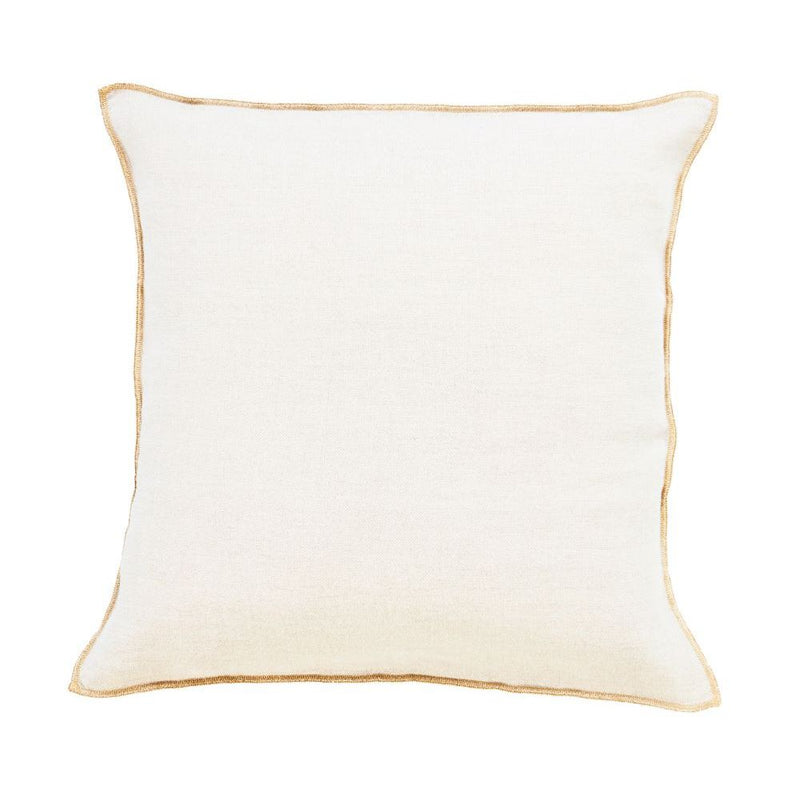 Coussin Lin Blanc 45x45cm