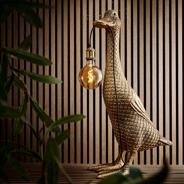 LED spiral filament, amber E27