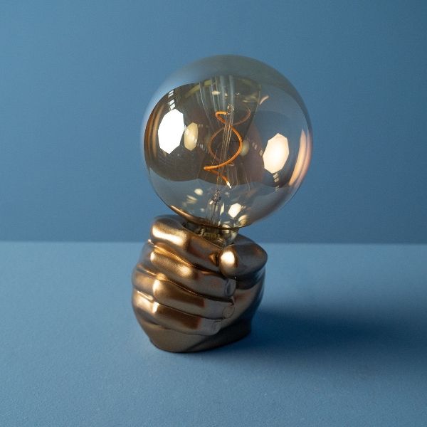 LED spiral filament, amber E27