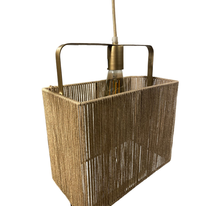 Suspension ZIMA Jute 39x28xH56cm