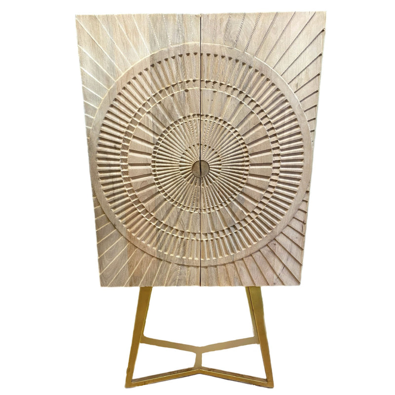 Armoire ASTHE Pied croisé 90x40xH160cm