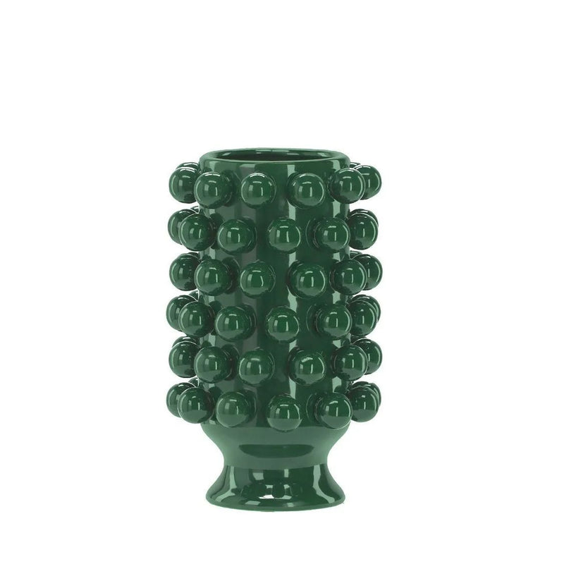 Céramique de Décoration GRAPPA Verte ATHEZZA Ø24.5x40 cm