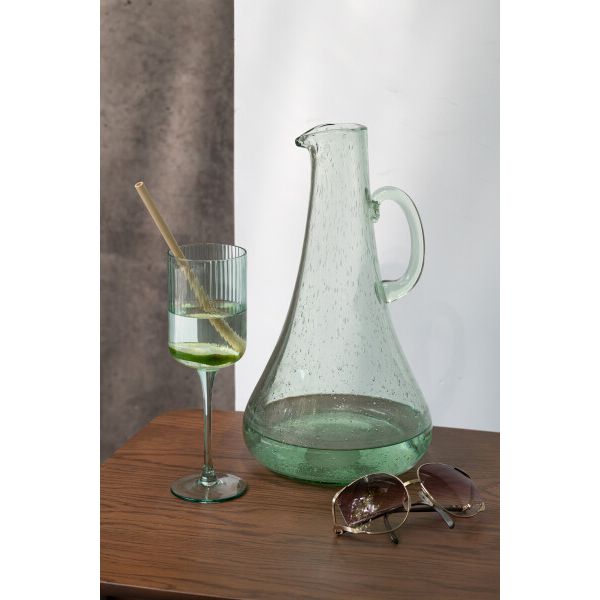 Carafe VERRE VERT D'EAU 19.5x19xH34 cm
