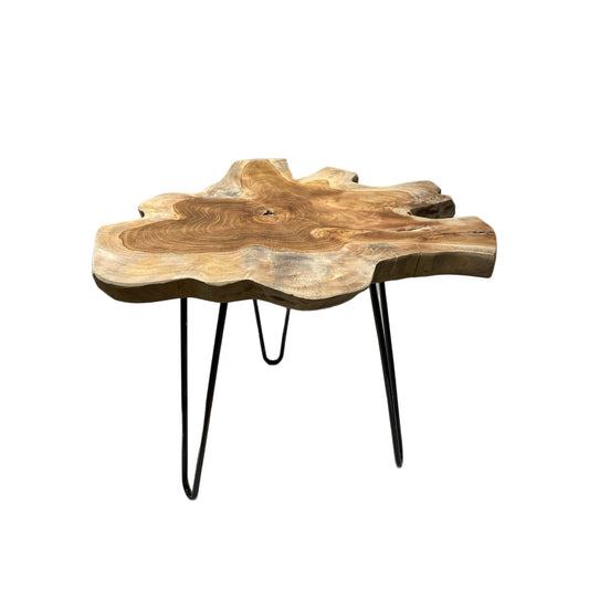Table basse DIA teck Naturel Ø50xH45 cm