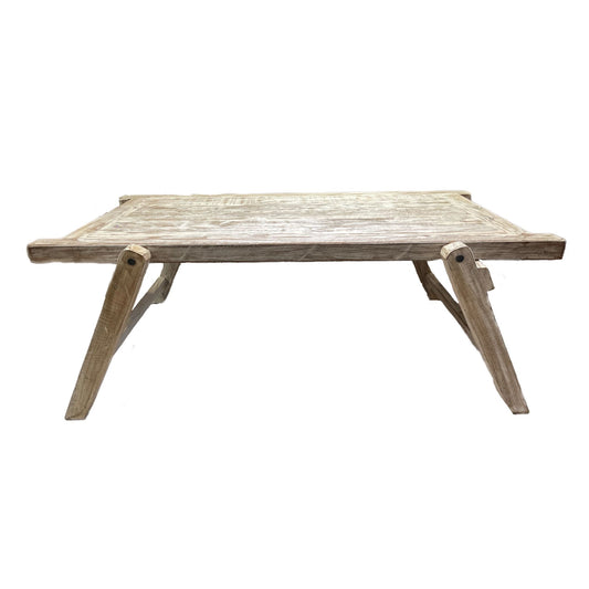 Table Basse PLIANTE Blanchie 120x60xH42cm