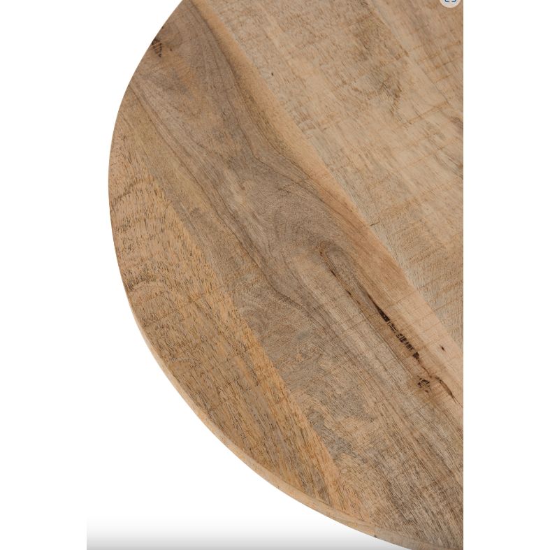 Table BAR ROND Bois/Métal 65x65xH60 cm