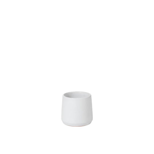 Cachepot Rond Céramique Blanc XS Ø12xH12 cm
