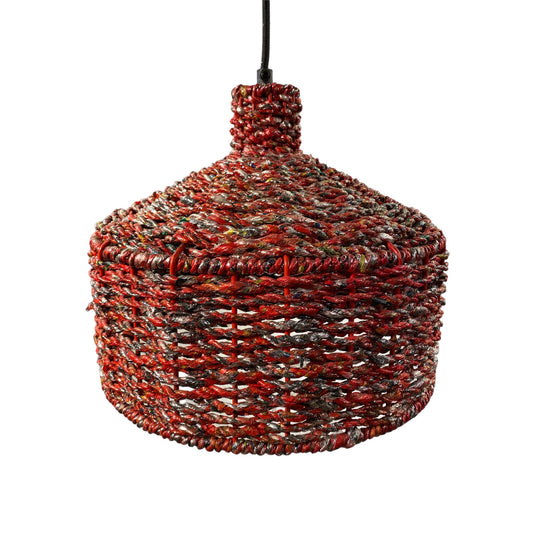 Suspension NEWSPAPER Fimo Ø31xH25cm