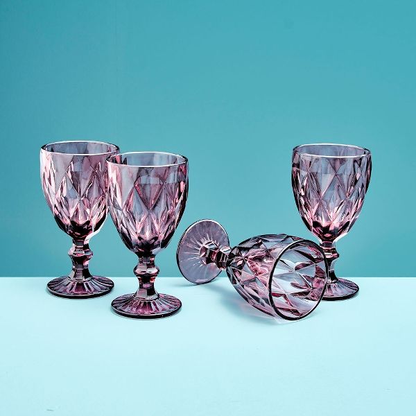 Verre à Vin BASIC Purple 9xH17 cm