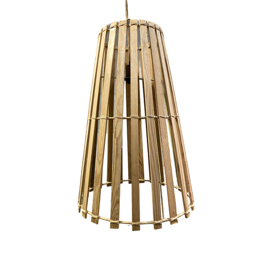Suspension LANTERNE Bois H60xD42cm