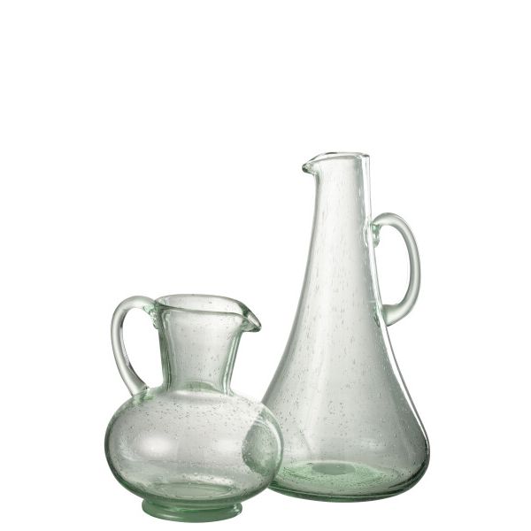 Carafe VERRE VERT D'EAU 19.5x19xH34 cm