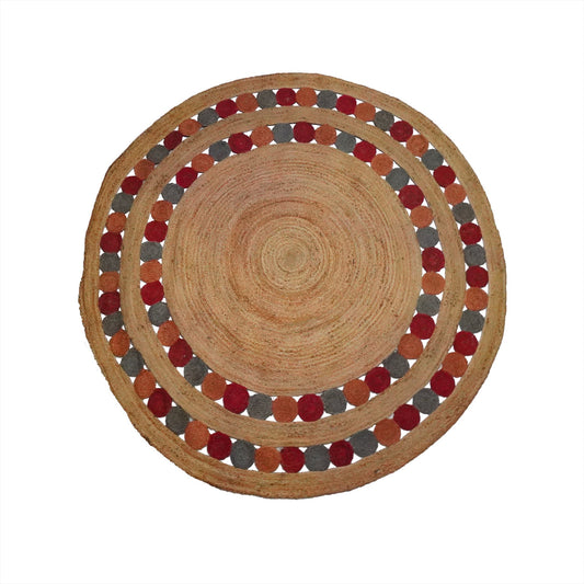 Tapis jute rond Ø250 cm