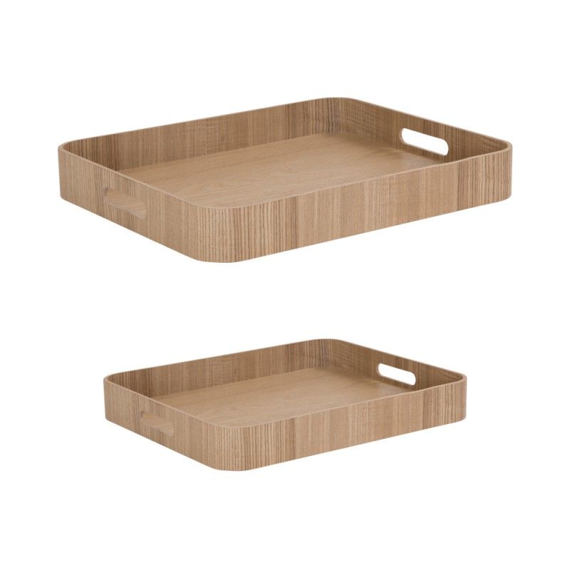 Plateau RECT Naturel 45x36 cm