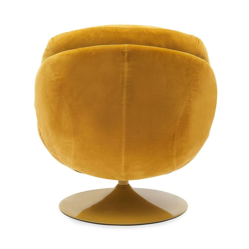 Fauteuil MEMENTO Uni Moutarde ATHEZZA 81x84xH84cm