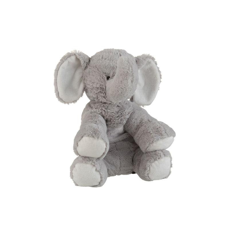 Elephant Peluche Gris L 27x25xH38 cm