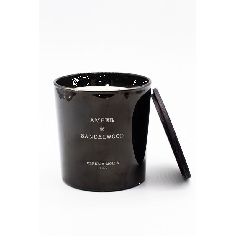 Bougie 1 mèche Ambre et Sandalwood 230gr