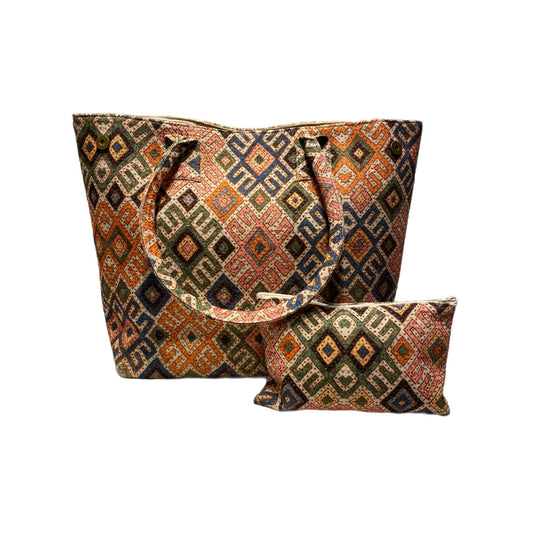 Sac motif EMMA avec pochette