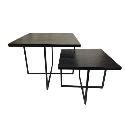 Table basse TRIO Noire M 60x60xH48cm