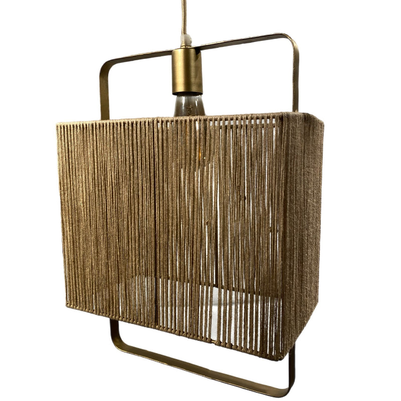 Suspension ZIMA Jute 39x28xH56cm