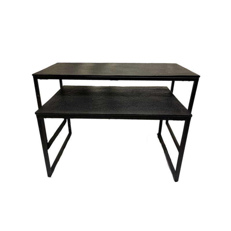 Table Basse BRANO Noire M 60x40xH33cm