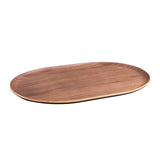 Plateau Ovale Brun 40x25 cm