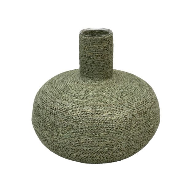 VASE ABACA ALMOND