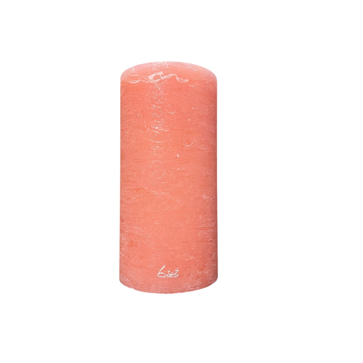 Bougie Luz Peach Pink Ø10xH20 cm