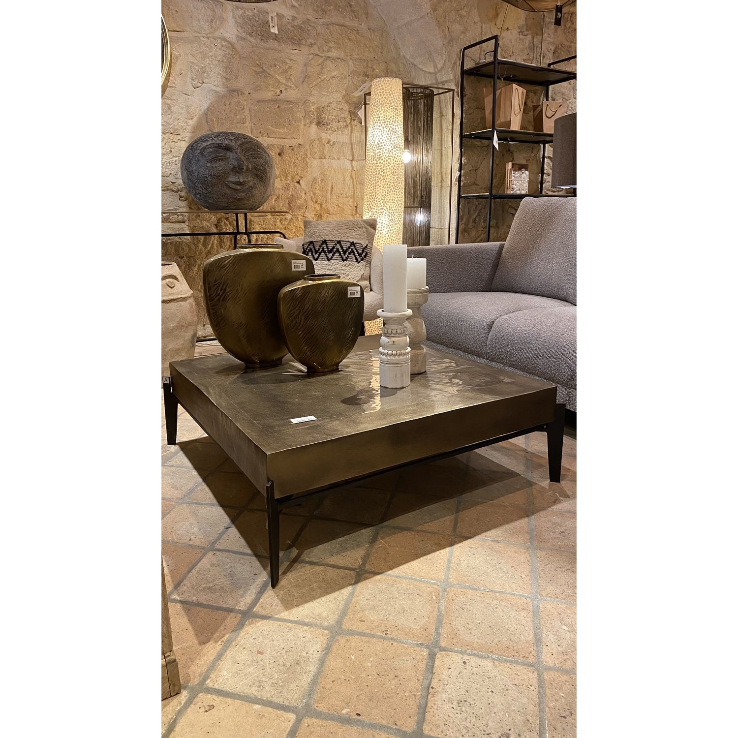 Table Basse PAVE  90x90xH30,5 cm