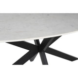 Table REPAS Ovale FRED marbre 230x110xH76cm