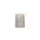 Bougie Rustique Gris Ø6xH8 cm