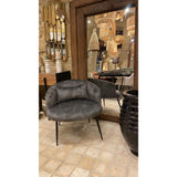 Fauteuil GUSTAVE velours Bronze 72x73xH66cm