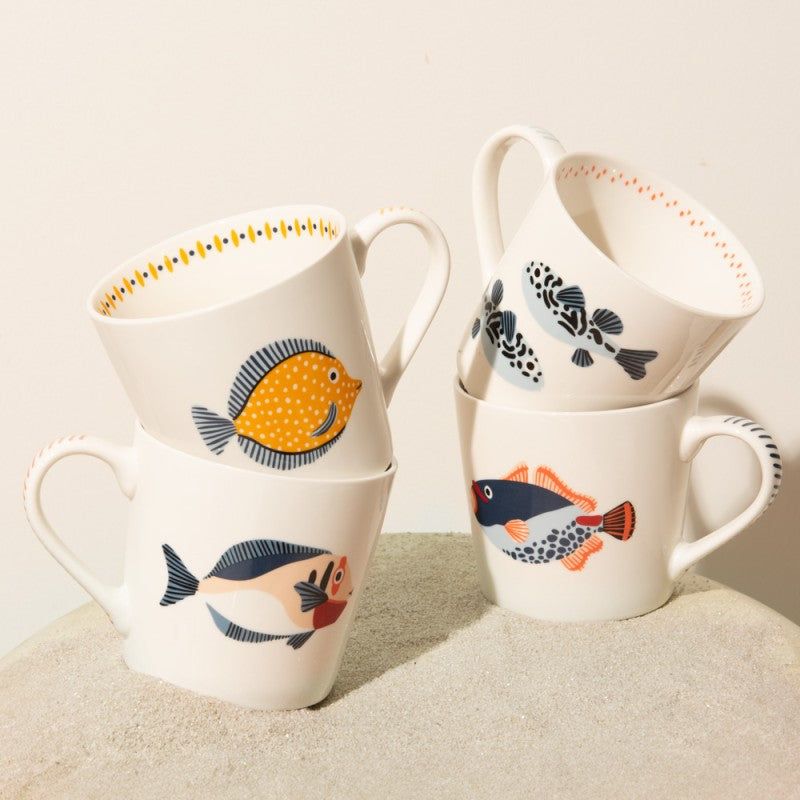 Coffret 4 mugs 45cl lorient
