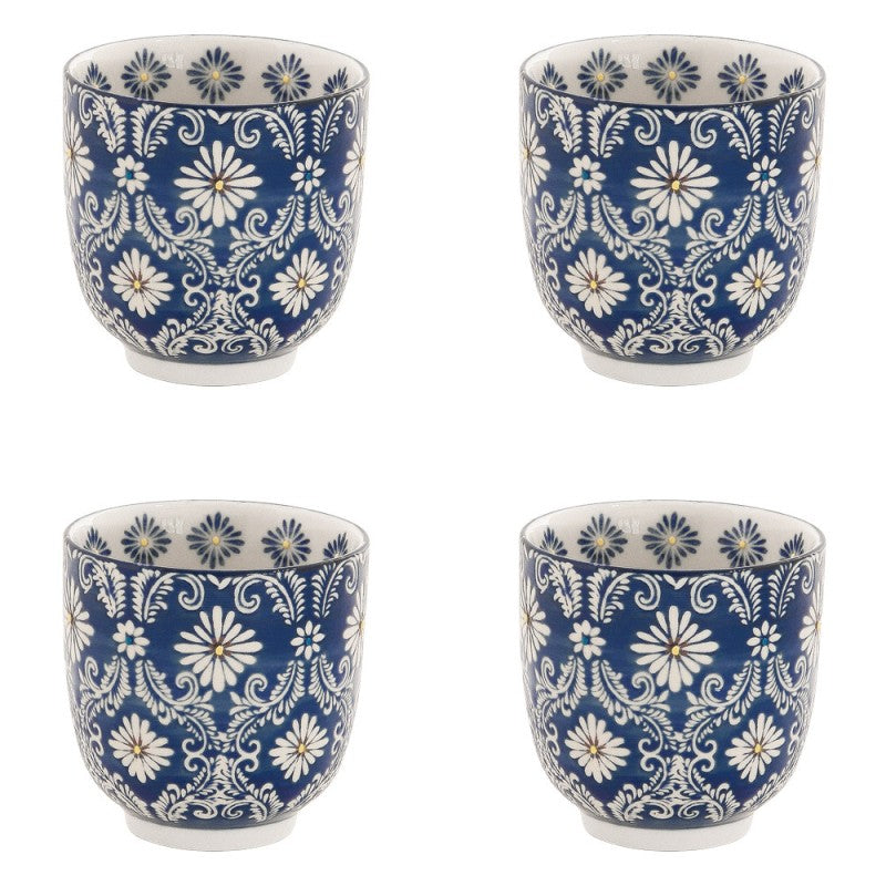 Coffret 4 gobelets 7cm almada