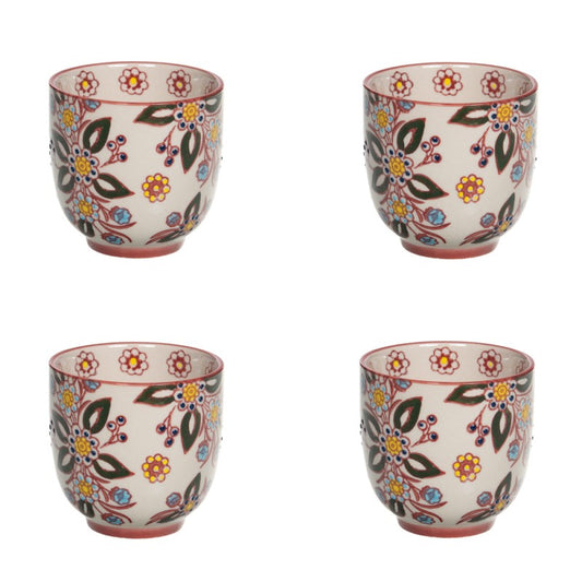 Coff 4 gobelets h7cm siena