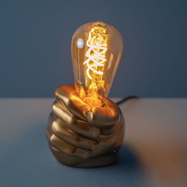 Ampoule LED à filament spiralé 14x6,4x6,4cm