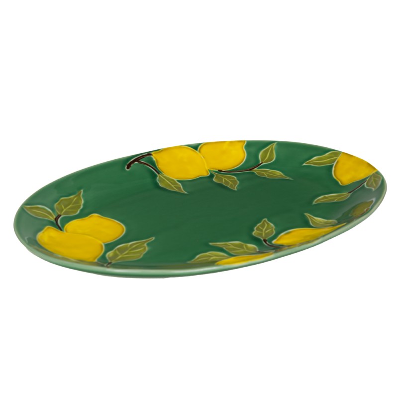 Plat ovale 39x28cm lemon