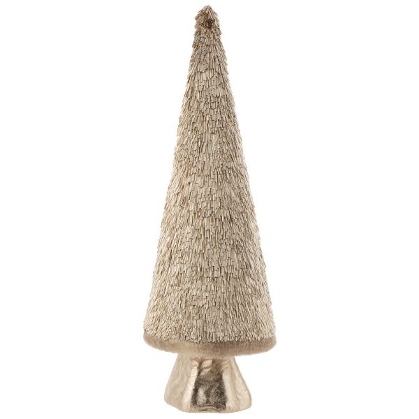SAPIN NOEL DECO OR L 24.5x24.5x80cm