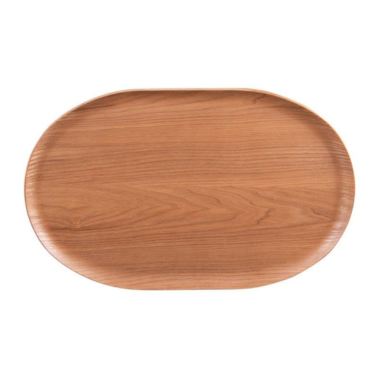 Plateau ovale naturel 40x25 cm