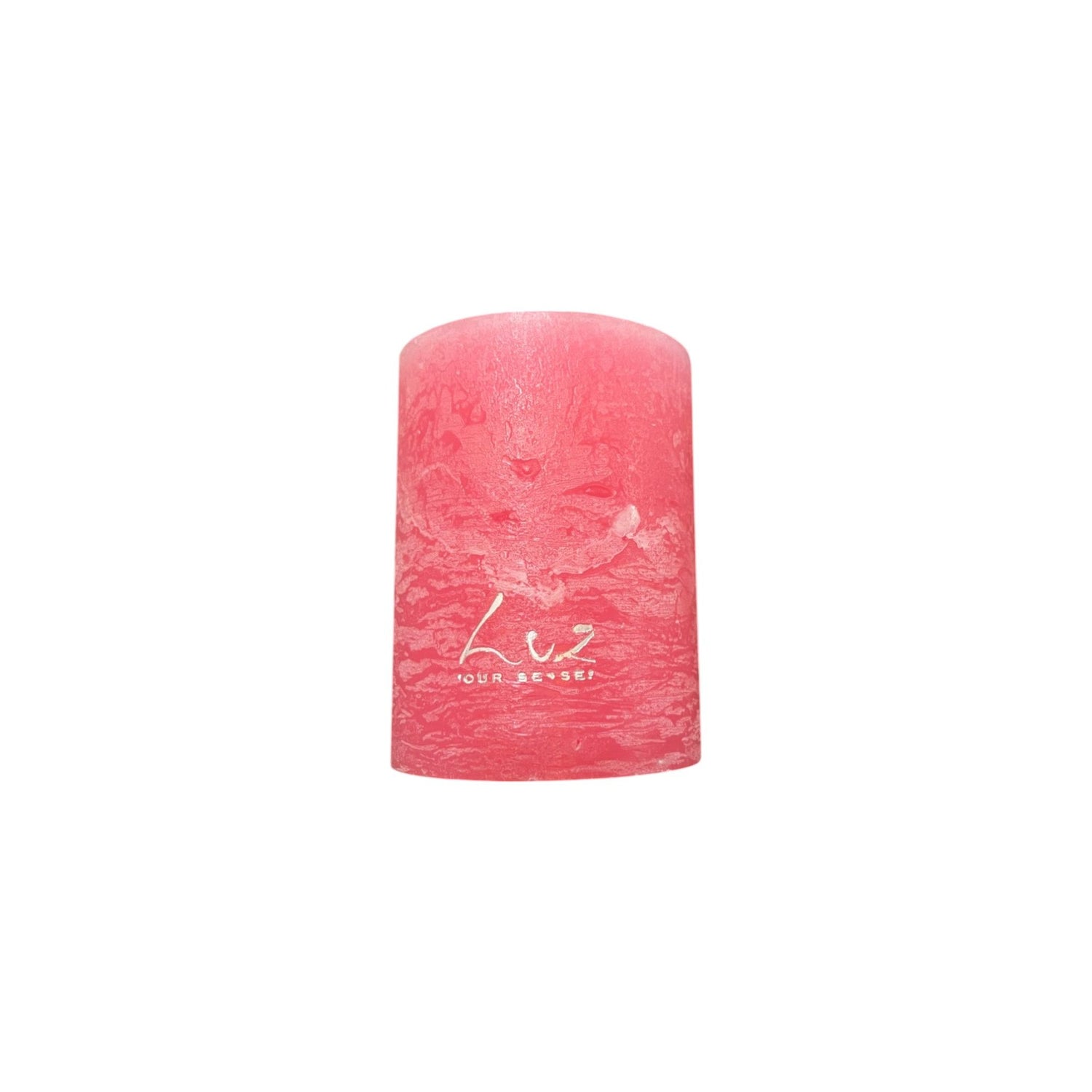 Bougie Rustique Fuchsia Ø6xH8 cm