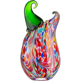 Vase Visage VENITO Multicolore 12x19xH35 cm