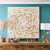 Peinture Goldfishies 100x100 cm